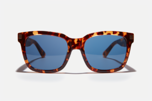 Tortoiseshell Teal Blue Retro Shades